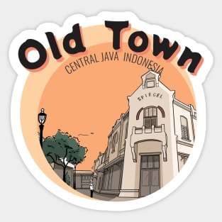 Old Town Sticker